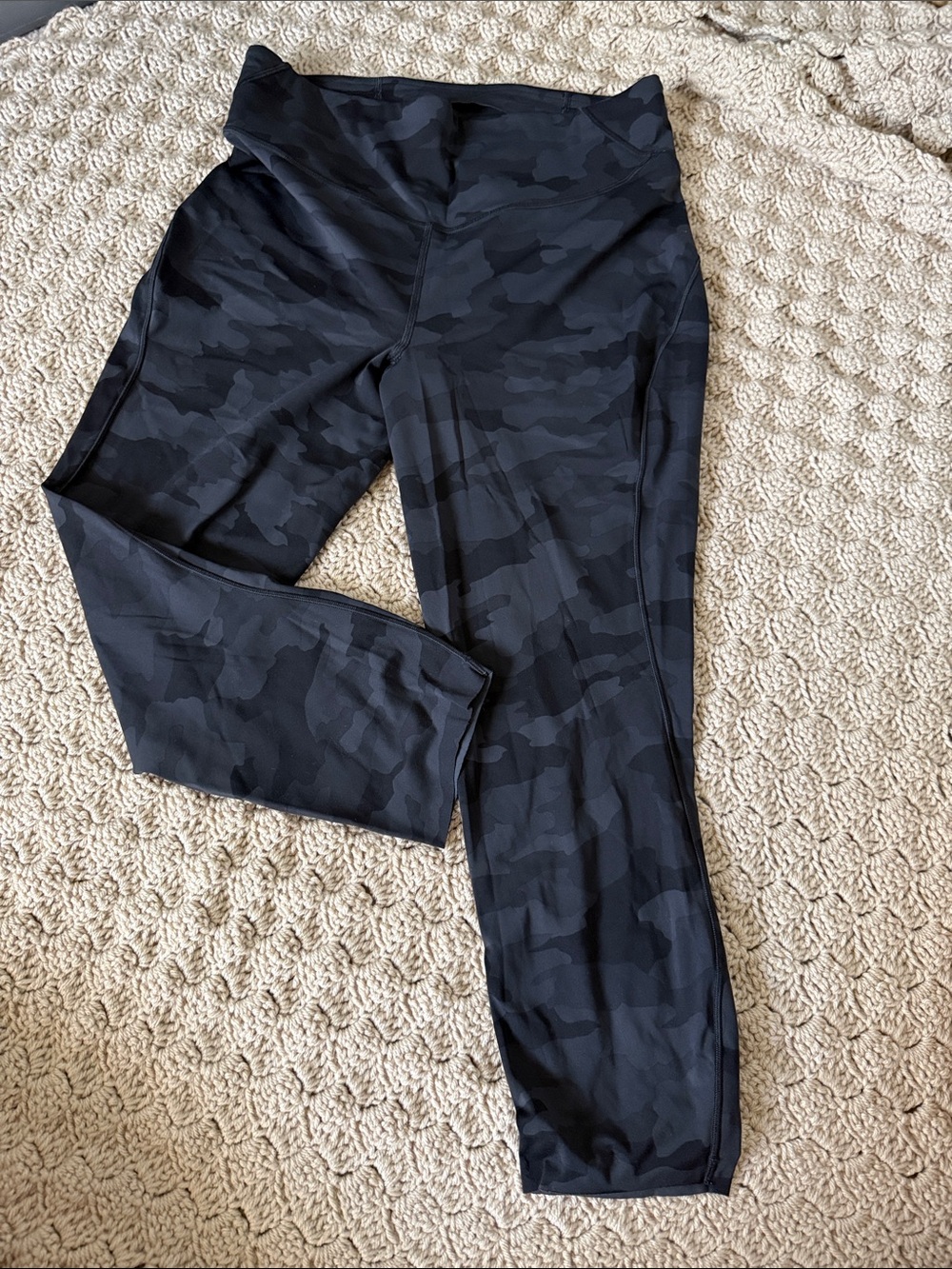 lululemon athletica Black Camo High-Rise Leggings